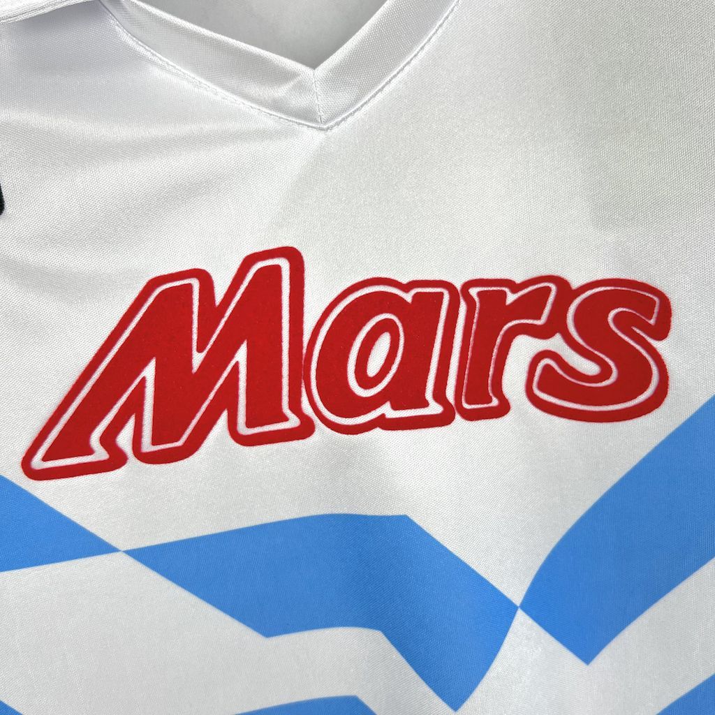 Napoli Retro Soccer Jersey Away Custom Shirt 1988-89 - Image 4