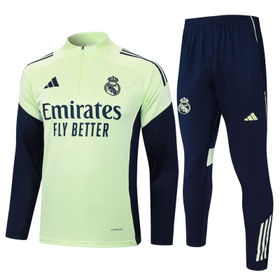 Real Madrid Training Kit (Sweatshirt+Pants) Light Green 2025/26