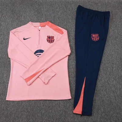 Alternative view of Barcelona Training Kit (Sweatshirt+Pants) Pink 2025/26