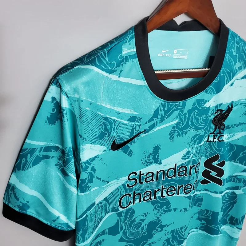 Liverpool Retro Football Jersey Away Custom Shirt 2020/21 - Image 6