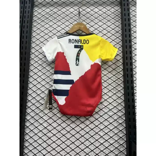 Cristiano Ronaldo Commemorative Edition Baby Uniform 2025/26 - All Club Mix - Image 2