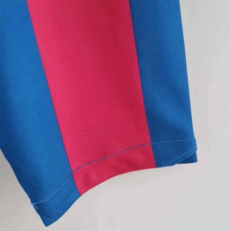 Barcelona Retro Jersey Home Long Sleeve Soccer Shirt 2005-06 - Image 6