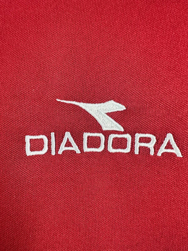 Roma Retro Soccer Jersey Home Long Sleeve Custom Shirt 1998/99 - Image 5