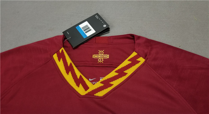 Roma Retro Soccer Jersey Home Custom Shirt 2019/20 - Image 4