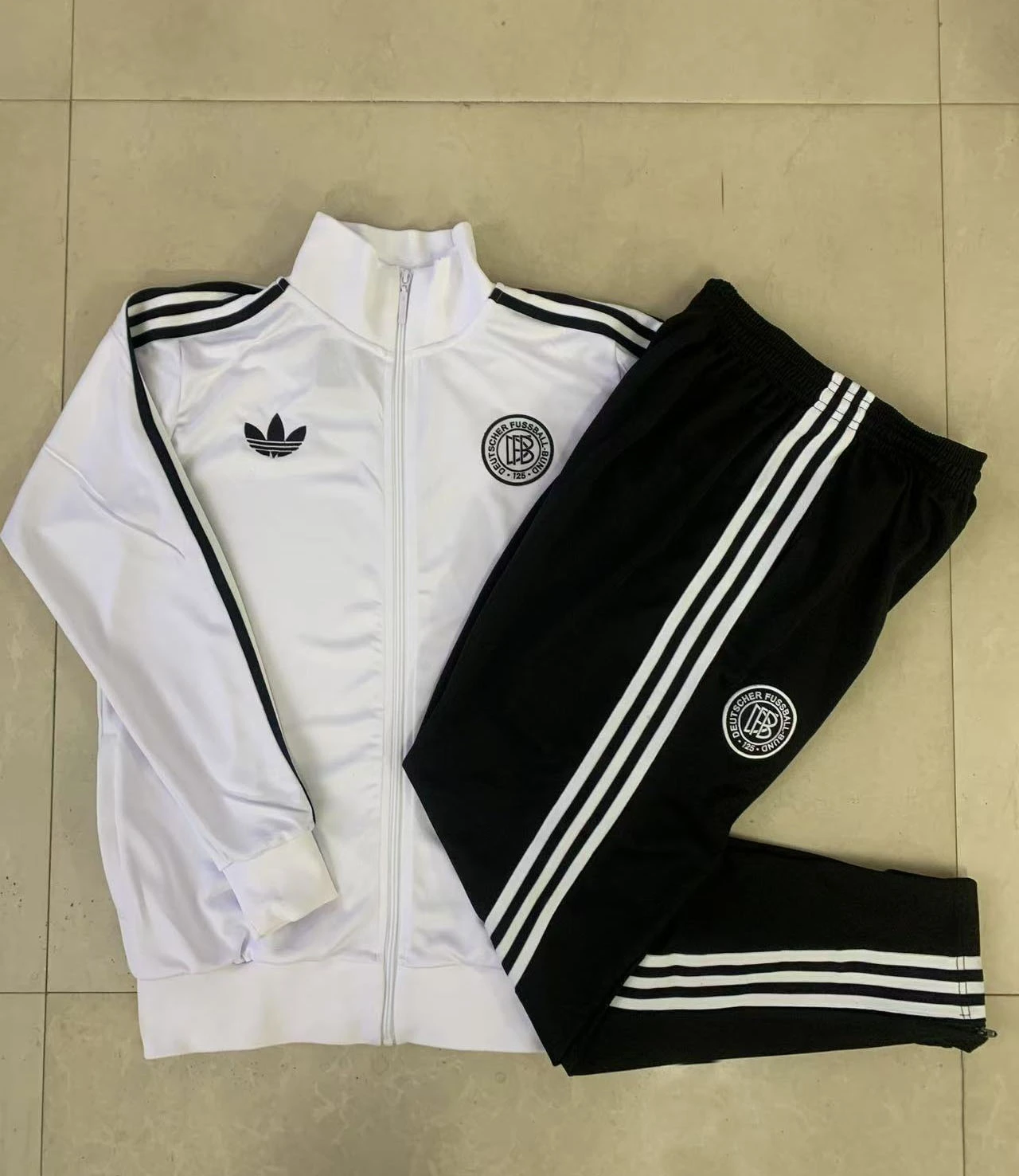 Kids Germany Training Kit (Jacket+Pants) White 2025 - 125th Anniversary - Image 2
