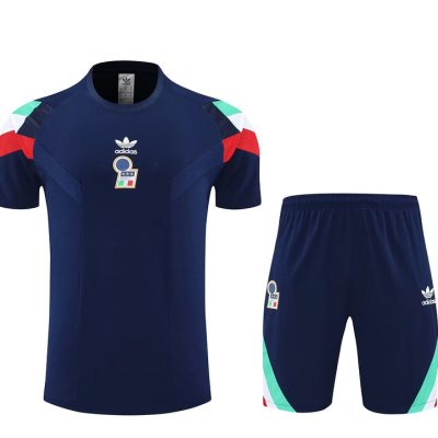 Italy Training Jersey Kit Navy 2025