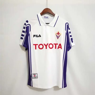 Fiorentina Retro Soccer Jersey Away Custom Shirt 1999/00