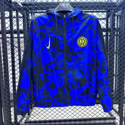 Inter Milan Windbreaker Jacket Blue&Black 2025/26