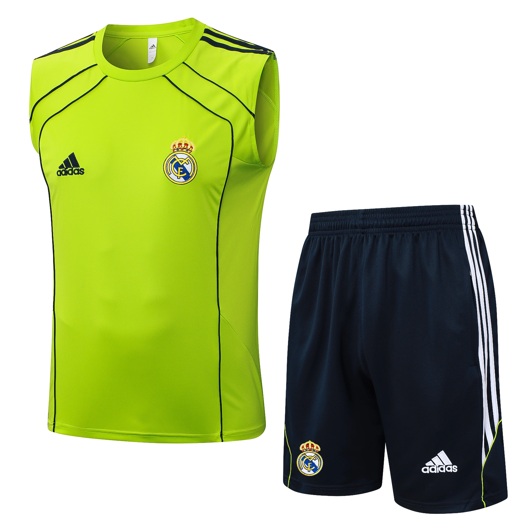 Real Madrid Sleeveless Training Kit Green 2025/26