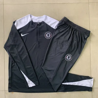 Kids Chelsea Training Kit (Sweatshirt+Pants) Deep Grey 2025/26