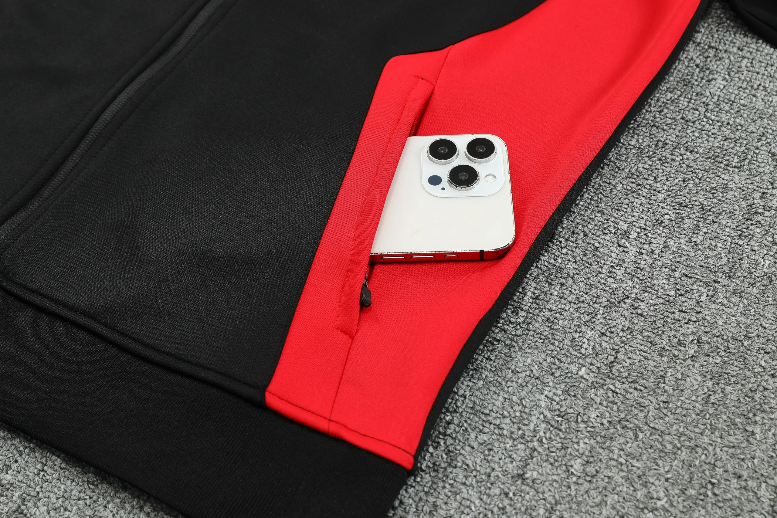 AC Milan Training Kit (Jacket+Pants) Black 2025/26 - Image 3