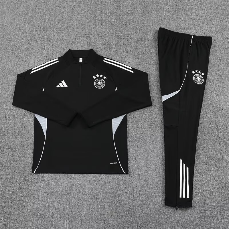 Germany Training Kit (Sweatshirt+Pants) Black 2025 - 125th Anniversary - Image 3