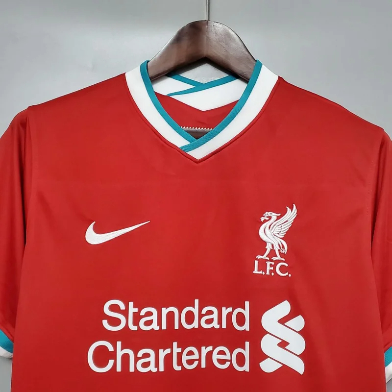 Liverpool Retro Football Jersey Home Custom Shirt 2020/21 - Image 3