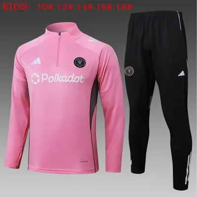 Kids Inter Miami Training Kit (Sweatshirt+Pants) Pink 2025