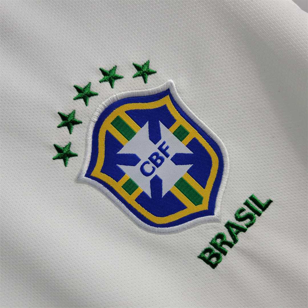 Brazil Retro Jersey Custom Home Soccer Jersey 2019 - Image 5