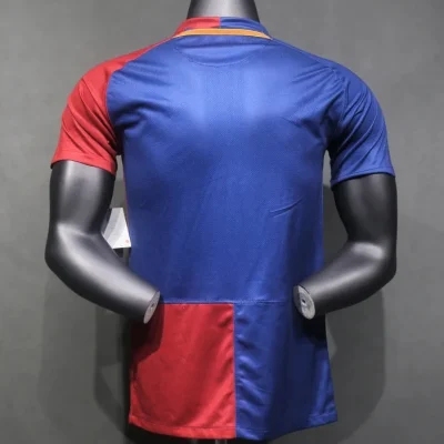 Alternative view of Barcelona Retro Jersey Home Soccer Shirt 2008-09