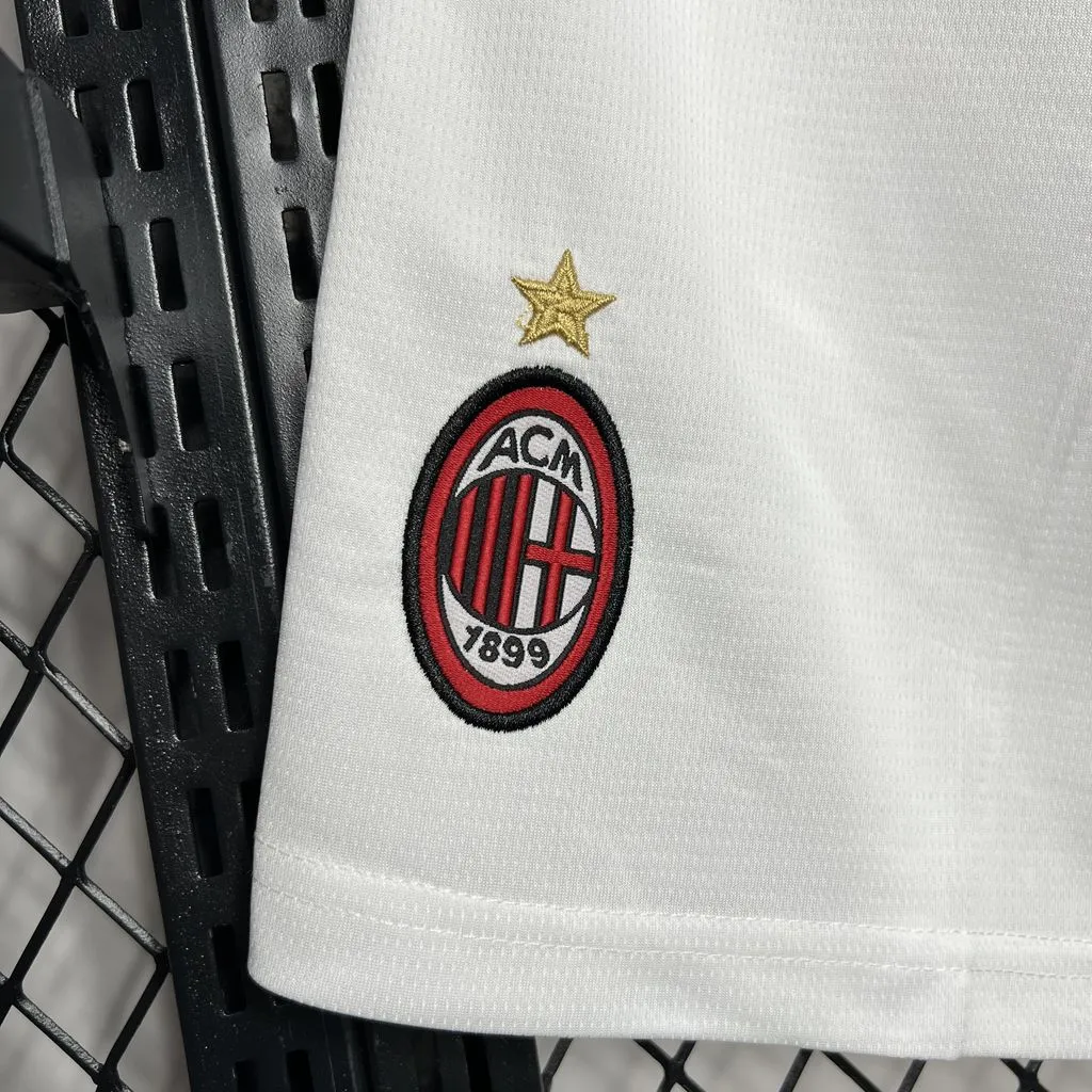AC Milan Soccer Jersey Home Custom Shorts 2024/25 - Image 4