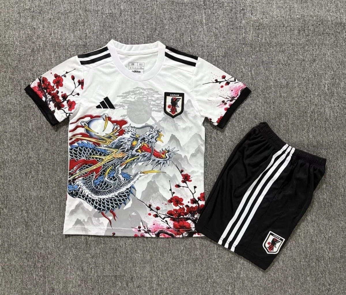 Japan Soccer Jersey Special Edition Kids Kit Jersey+Shorts 2025