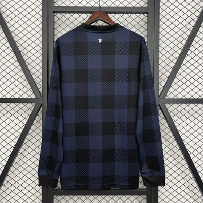 Alternative view of Manchester United Retro Away Long Sleeve Football Jersey Shirt 2013/14