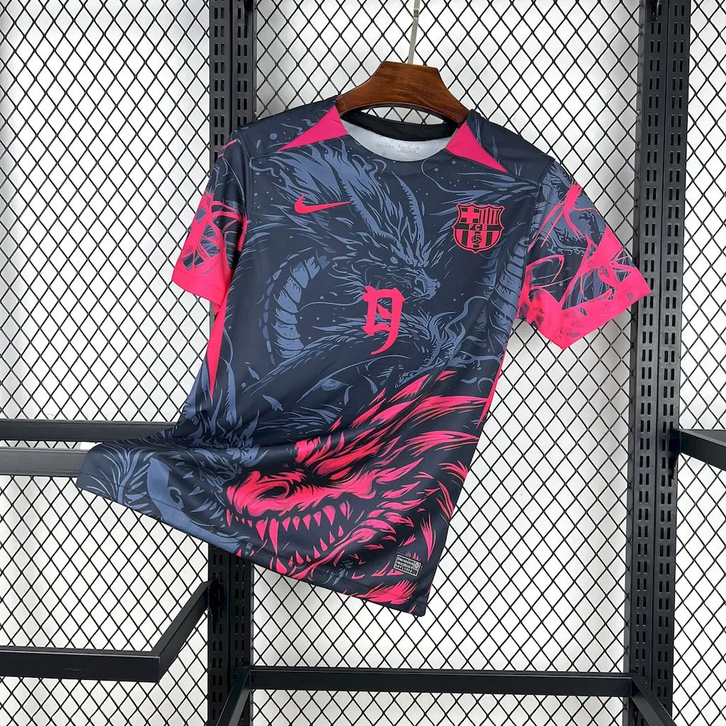 Barcelona Soccer Jersey Dragon Special Edition Custom Shirt 2025/26 - Image 3