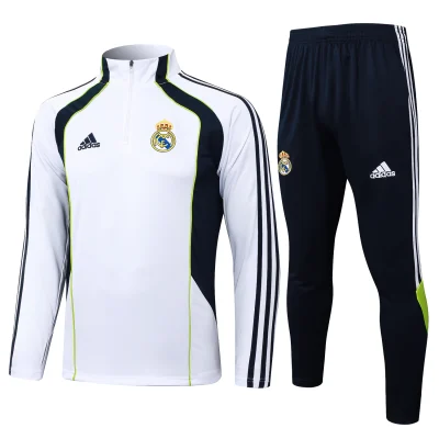 Real Madrid Training Kit (Sweatshirt+Pants) White 2025/26
