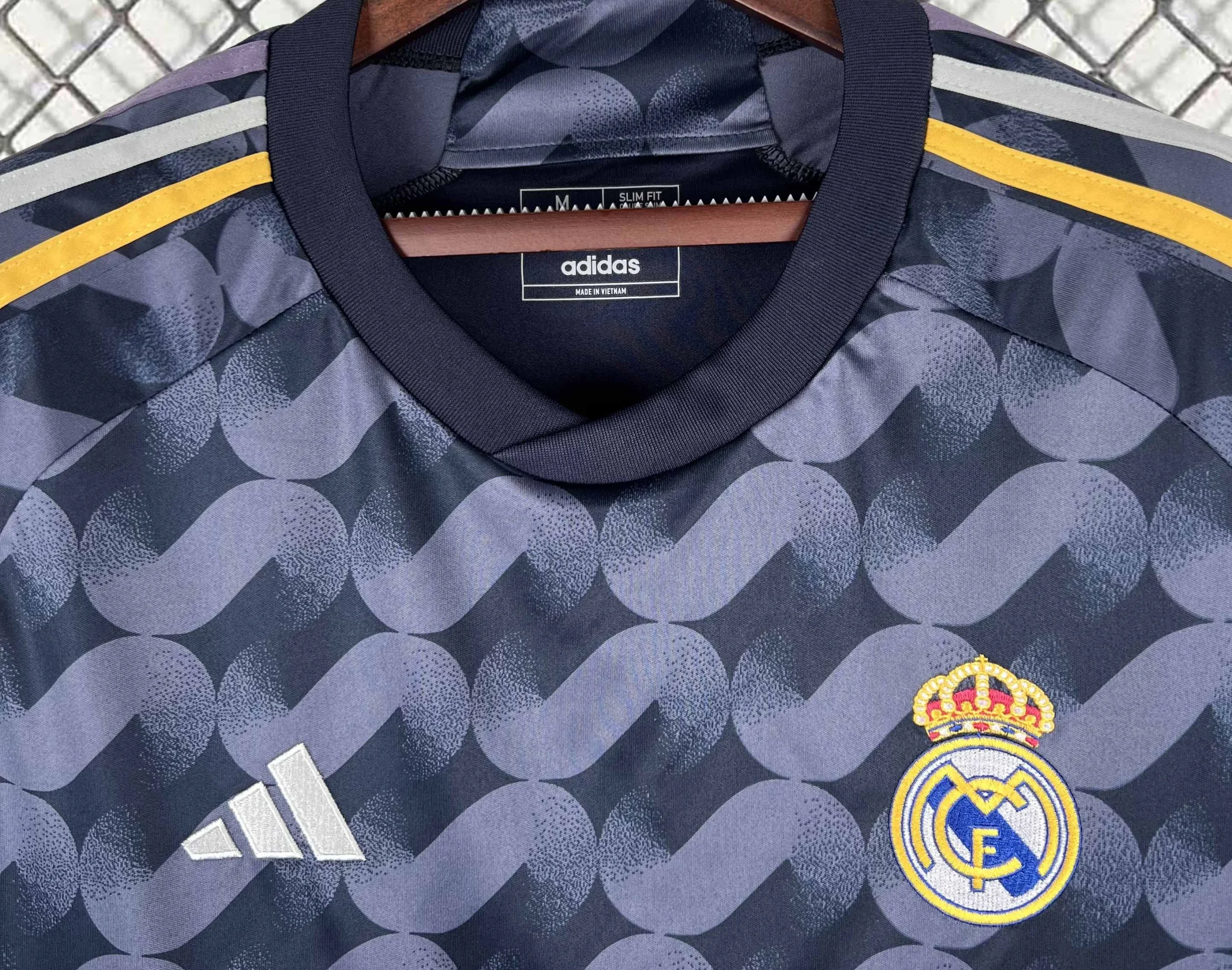 Real Madrid Soccer Jersey Away Custom Shirt 2023/24 - Image 4