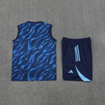 Alternative view of Real Madrid Sleeveless Training Kit Blue 2025/26