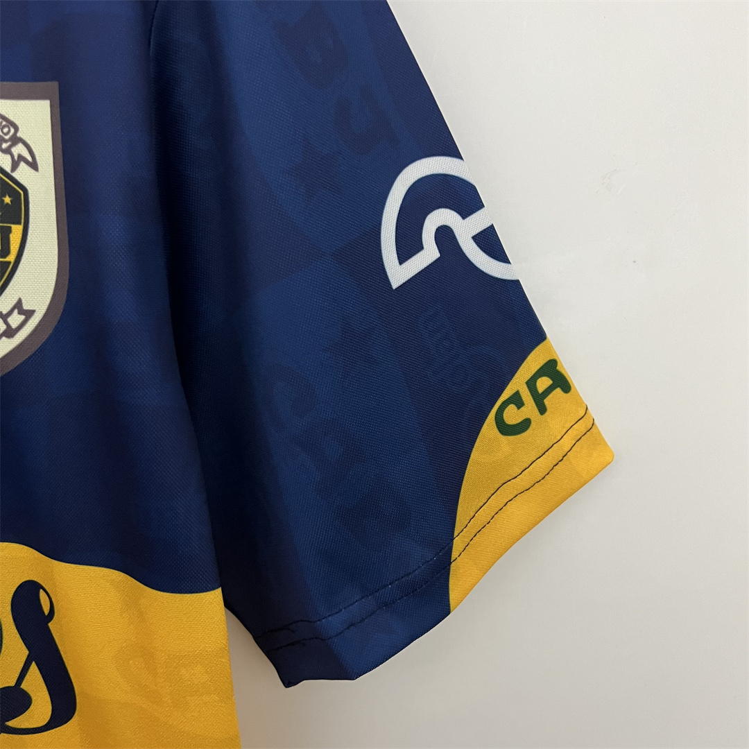 Boca Juniors Retro Soccer Jersey Home Custom Shirt 1995/96 - Image 3