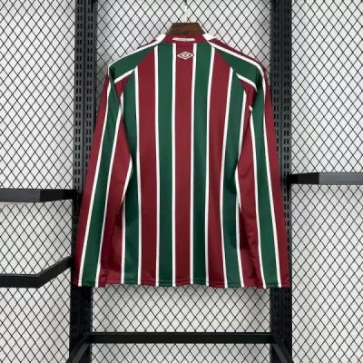 Alternative view of Fluminense FC Soccer Jersey Home Long Sleeve Custom Shirt 2025-26