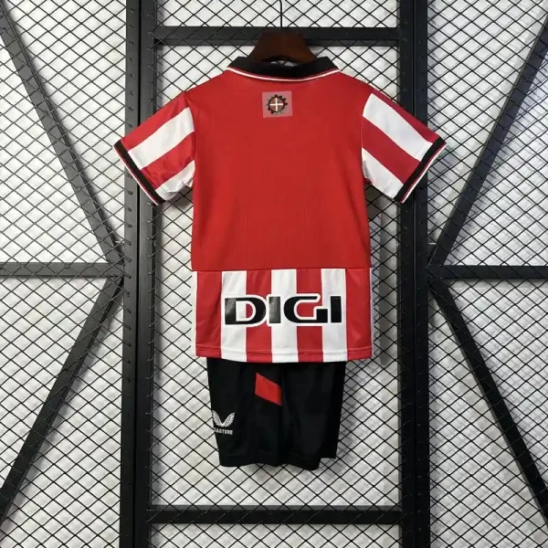 Athletic Club de Bilbao Soccer Jersey Homee Kids Kit Jersey+Shorts 2025/26 - Image 2