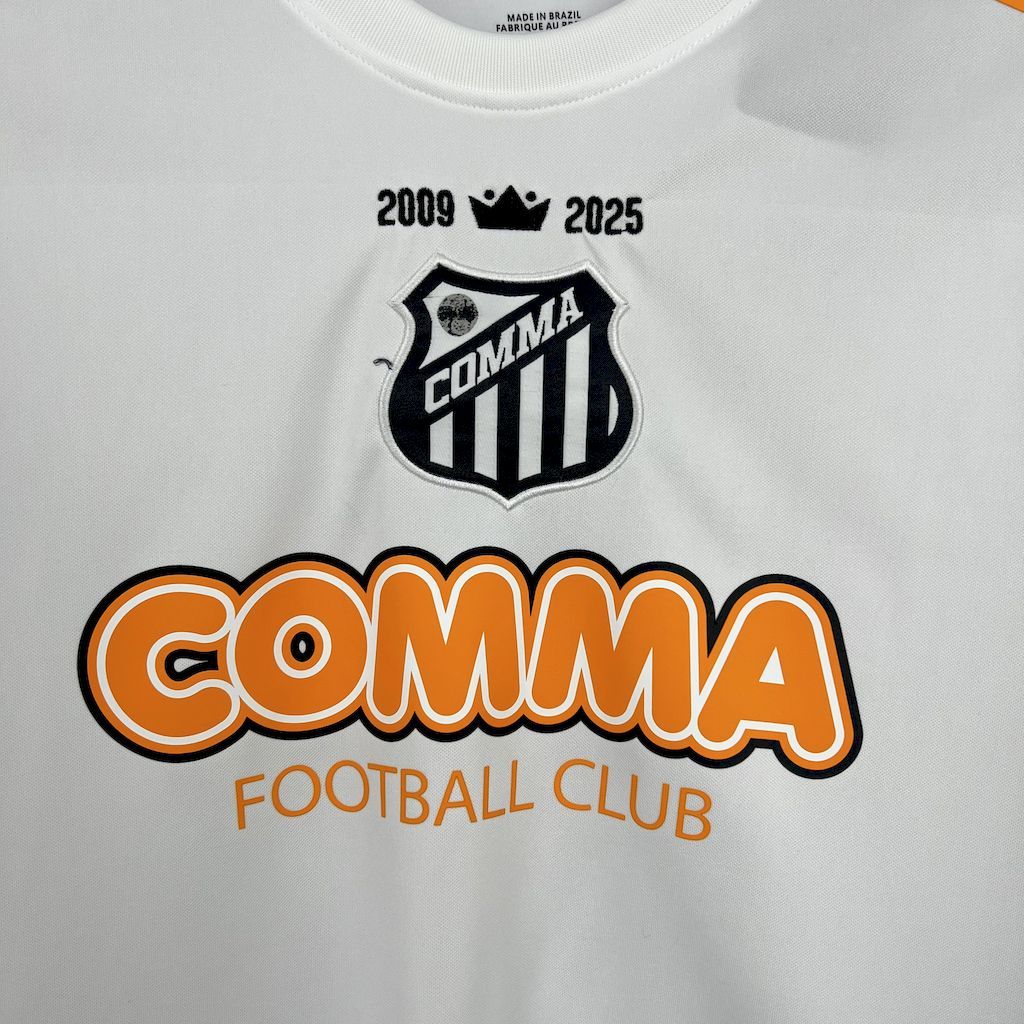 Santos FC Retro Soccer Jersey Special Edition Custom Shirt 2008/09 - Image 3