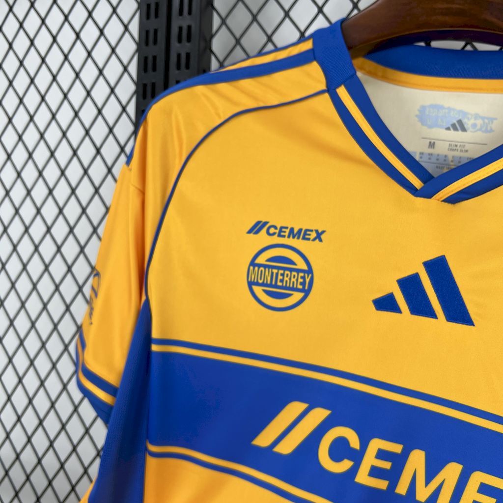 Tigres UANL Soccer Jersey Home Custom Shirt 2025/26 - Image 4