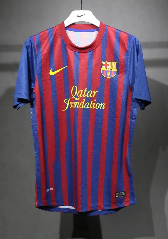 Barcelona Retro Jersey Home Soccer Shirt 2011-12 - Image 5