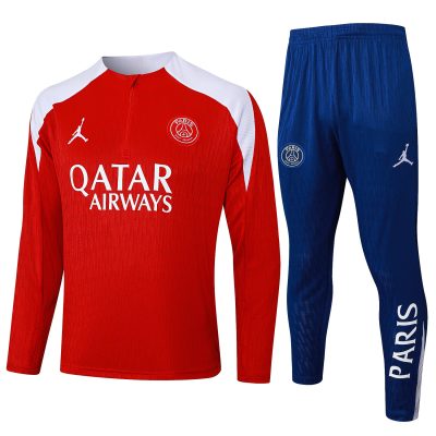 PSG Training Kit (Sweatshirt+Pants) Red 2025/26 - Player Version
