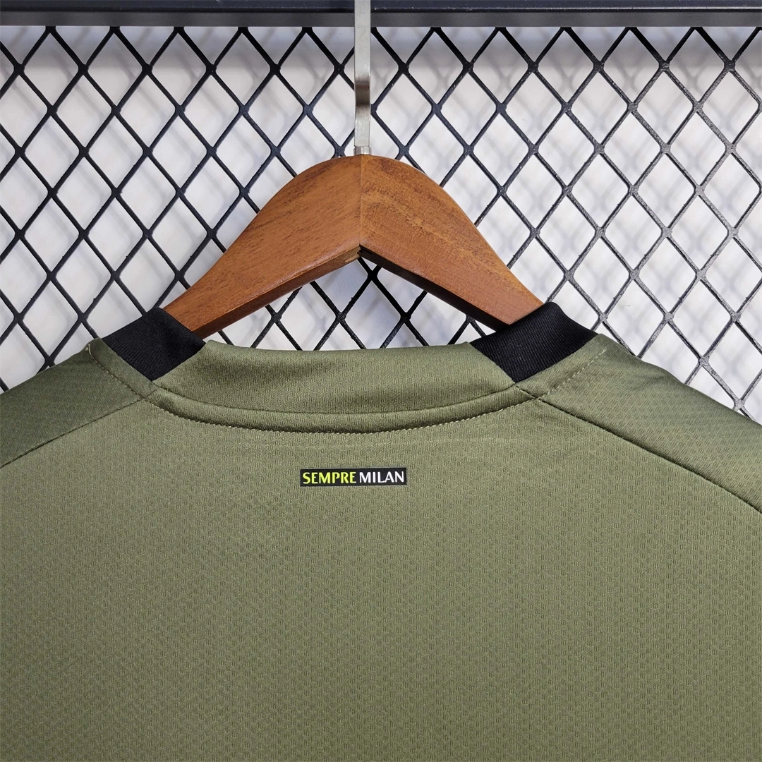 AC Milan Retro Soccer Jersey Third Away Custom Shirt 2022/23 - Image 6