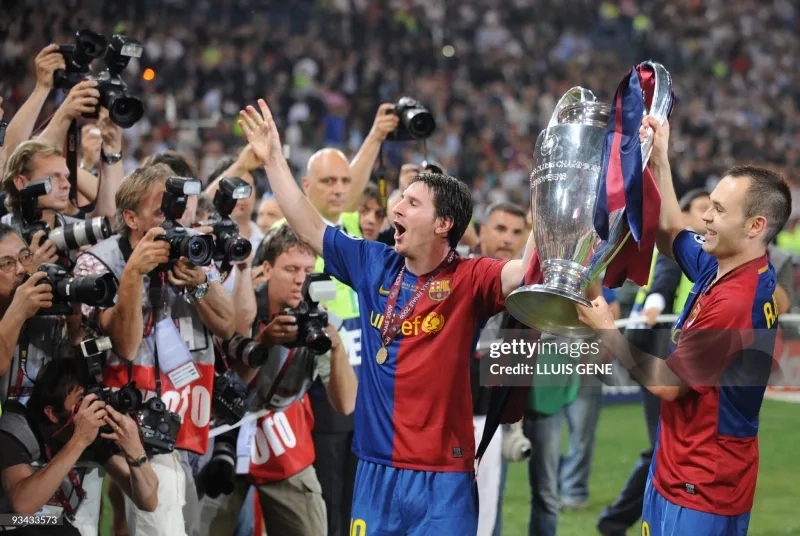 Barcelona Retro Jersey Home Soccer Shirt 2008-09 - Image 4