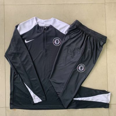 Chelsea Training Kit (Sweatshirt+Pants) Deep Grey 2025/26