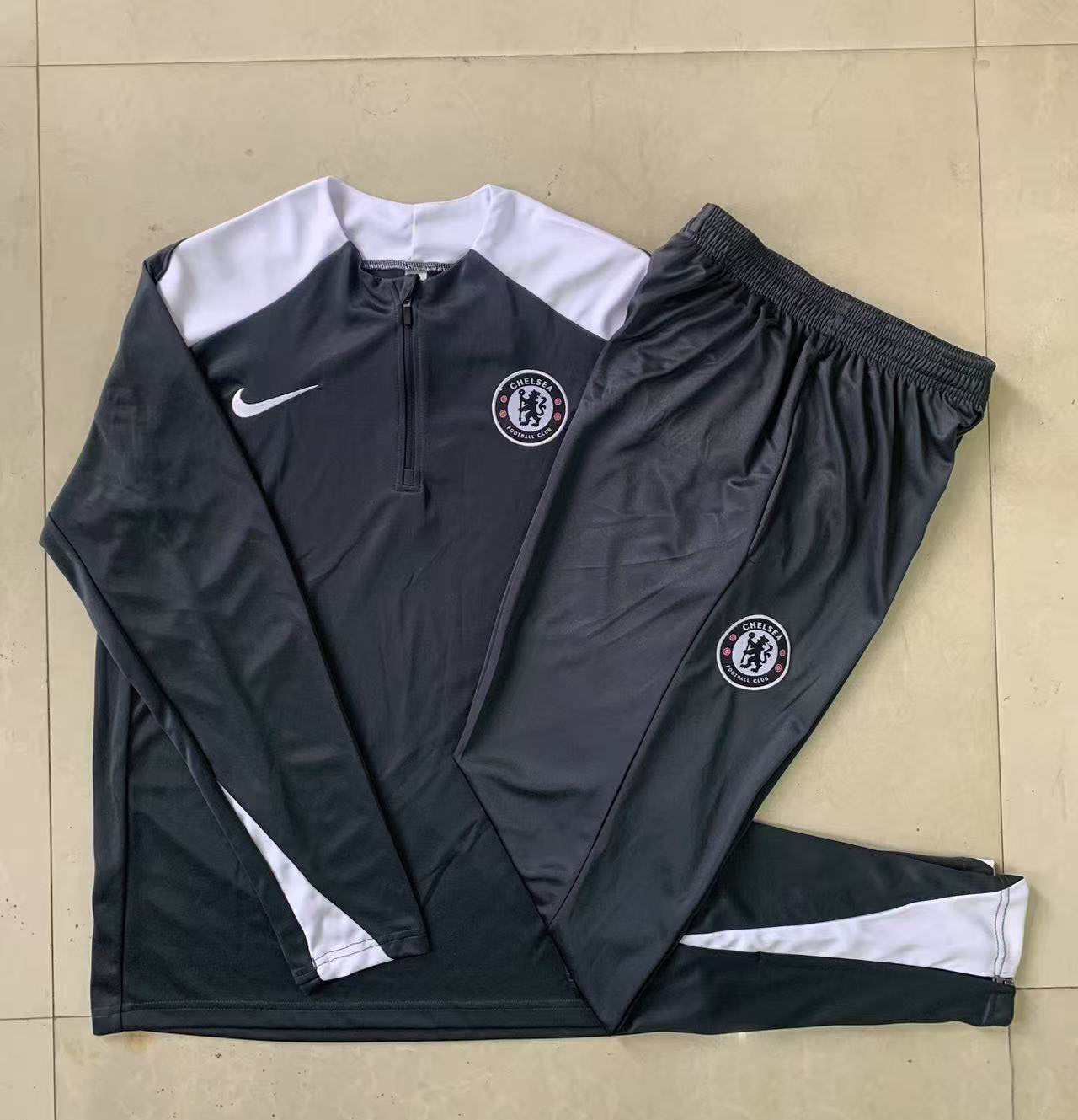 Chelsea Training Kit (Sweatshirt+Pants) Deep Grey 2025/26
