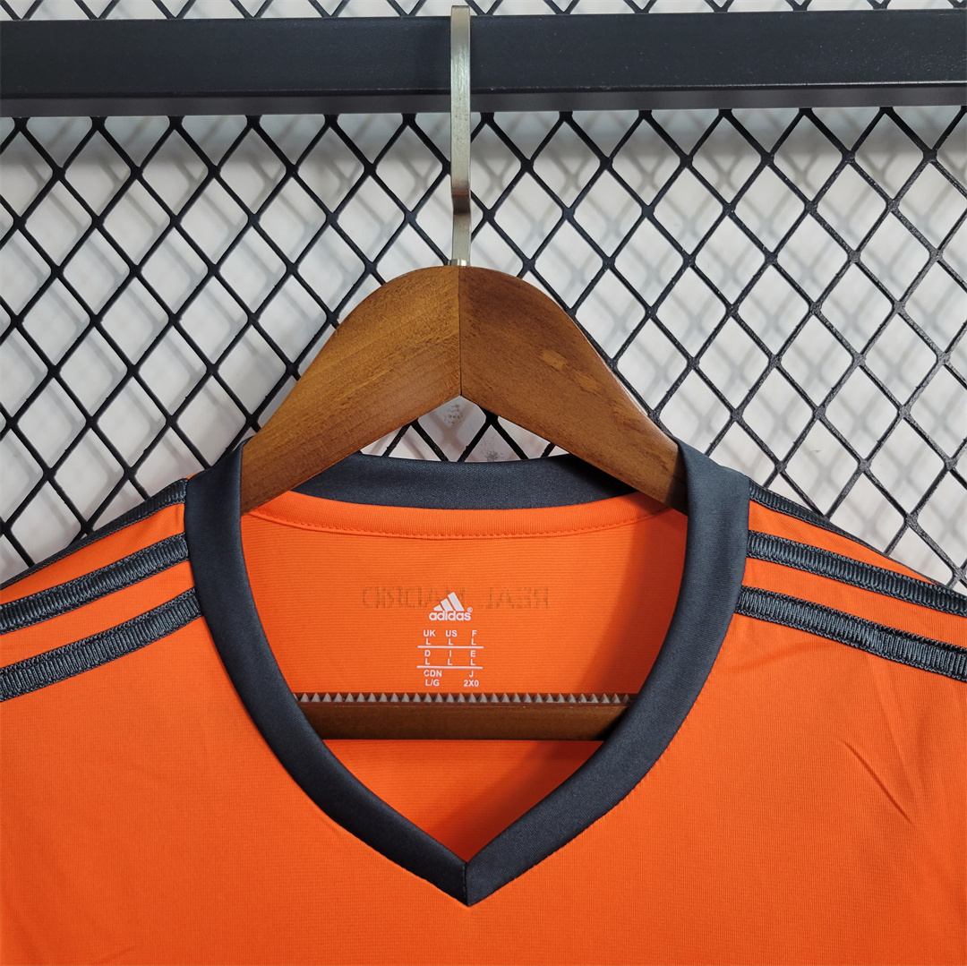 Real Madrid Retro Jersey Third Away Long Sleeve Custom Soccer Shirt 2013/14 - Image 6