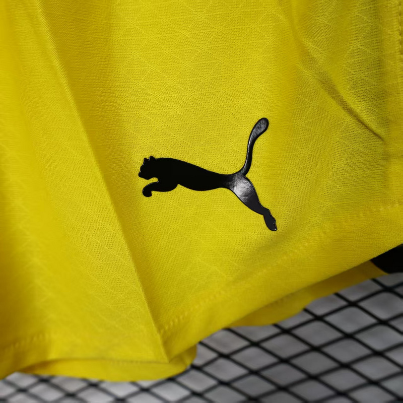 Borussia Dortmund Home Custom Shorts 2025/26 - Image 5