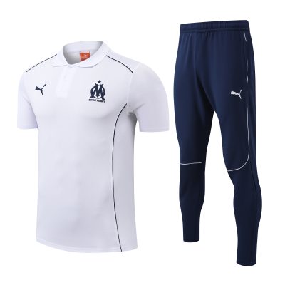 Marseille Training Kit (Polo+Pants) White 2025/26