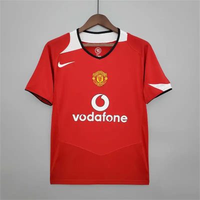 Alternative view of Rooney #8 Manchester United Retro Home Football Jersey Shirt 2004/06
