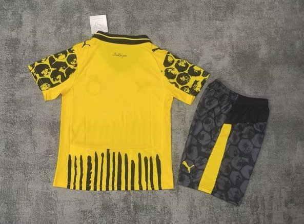 Borussia Dortmund Special Edition Kids Kit Jersey+Shorts 2025/26 - Image 2
