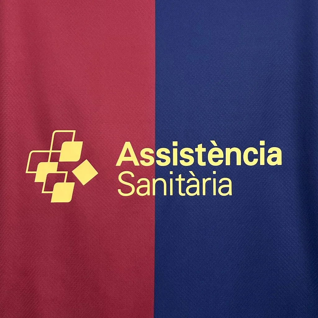 Barcelona Soccer Jersey Basketball Home Custom Vest 2024/25 - Image 2