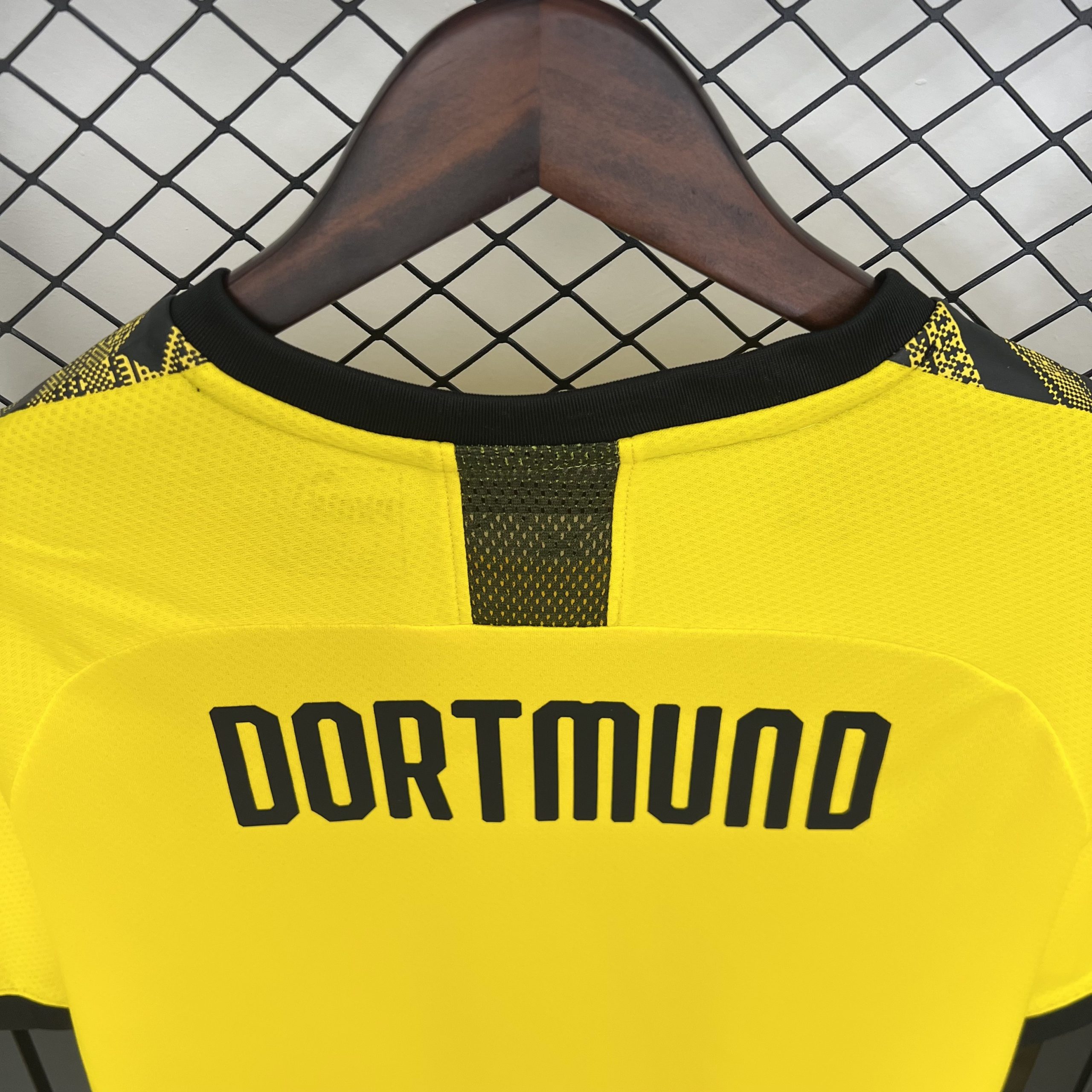 Borussia Dortmund Retro Jersey Home Soccer Shirt 2019/20 - Image 3