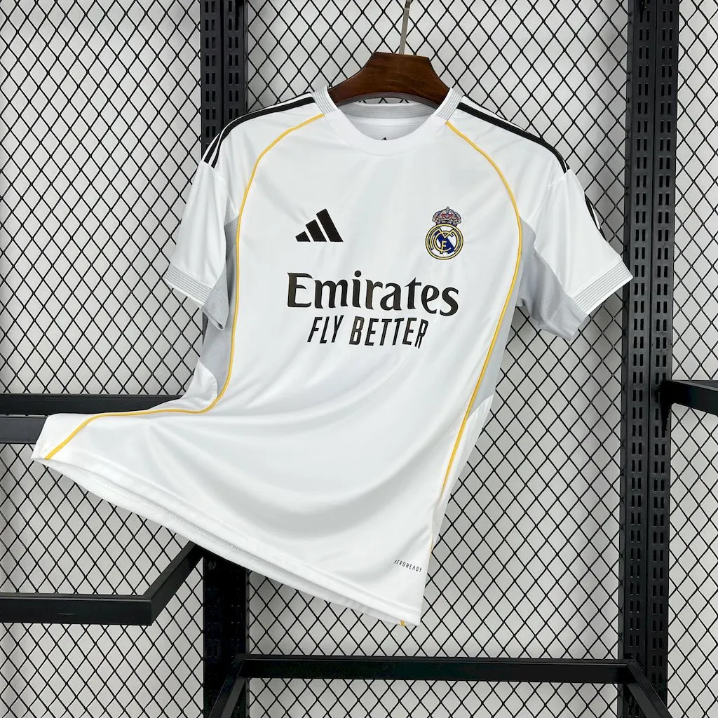 Real Madrid Soccer Jersey Home Custom Shirt 2025/26 - Image 3