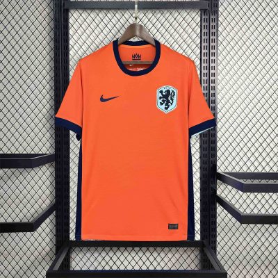 Netherlands Soccer Jersey Home Custom Shirt EURO 2024