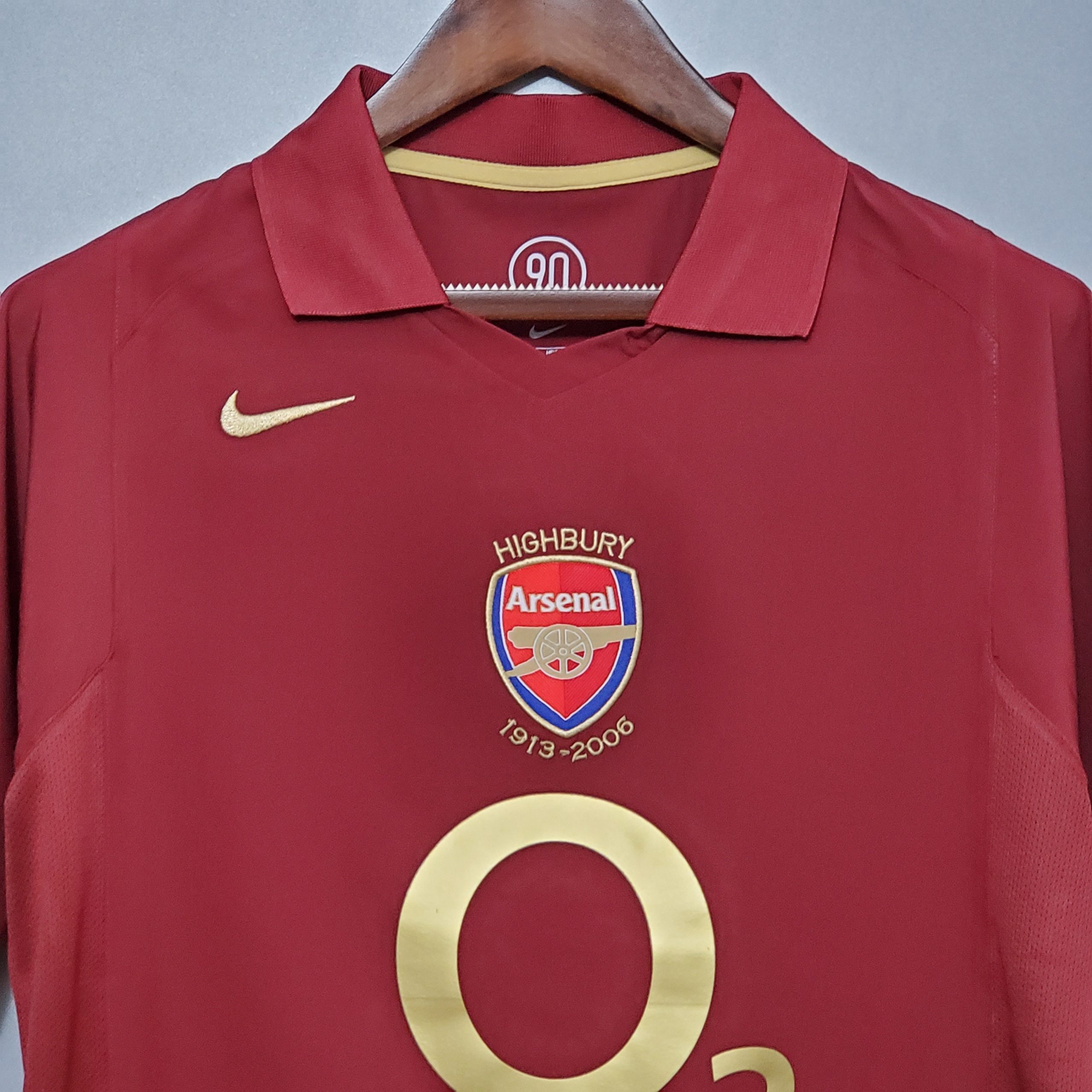Henry#14 Arsenal Soccer Retro Jersey Home Custom Shirt 2005/06 - Image 3