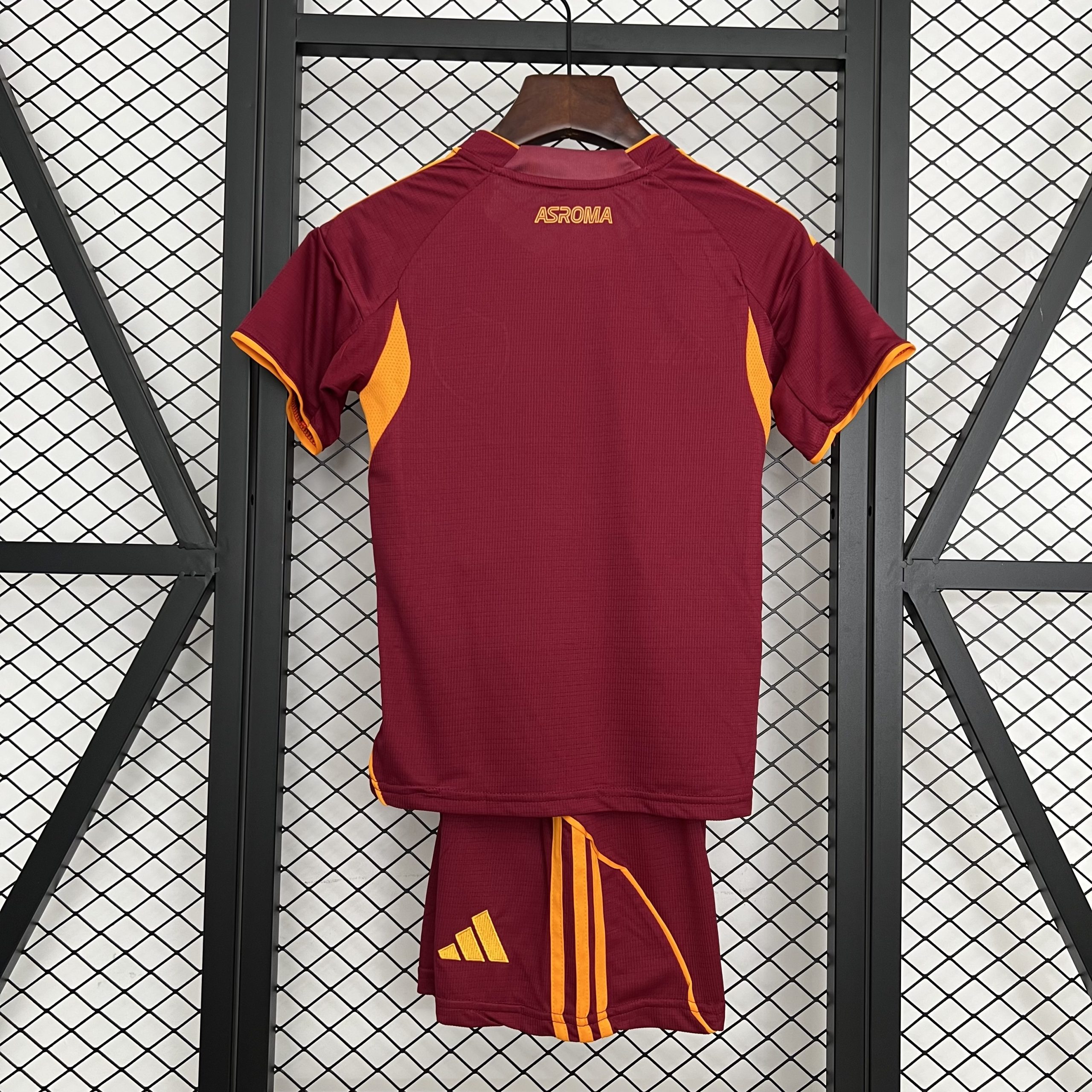 Roma Soccer Jersey Home Kids Kit Jersey+Shorts 2025/26 - Image 2