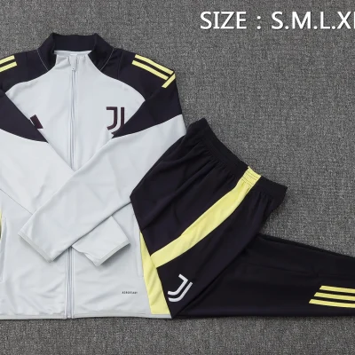Alternative view of Juventus Training Kit (Jacket+Pants) Light Grey 2025/26